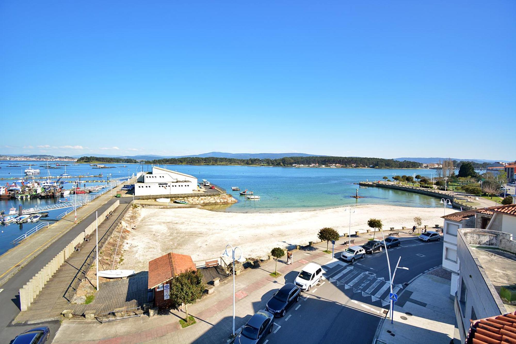 Apartamento Con Terraza Frente Al Mar En O Grove Apartment Exterior photo